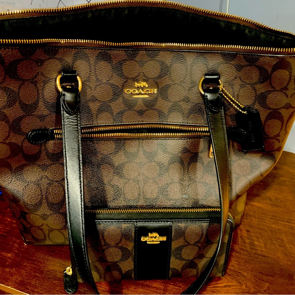 Coach bag and matching wallet